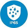 Resistente &agrave; &aacute;gua e poeira IP65