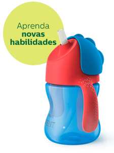 Copos para crian&ccedil;as com canudos Philips Avent de 9 meses e 12 meses